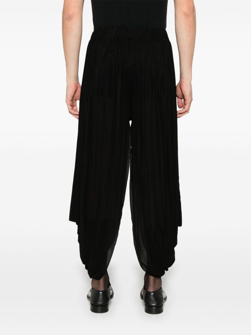 Black Asymmetric Trousers