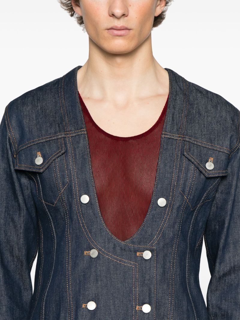 Open Heart Denim Jacket
