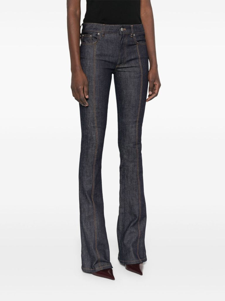 Blue Flared Jeans