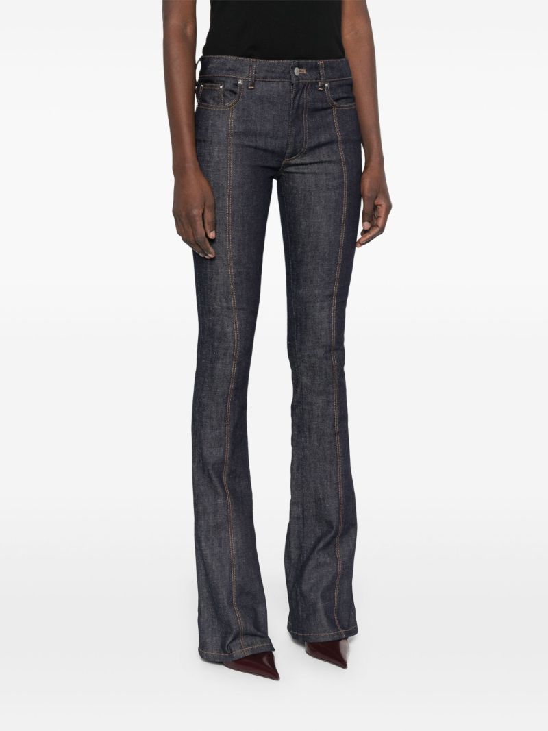 Blue Flared Jeans