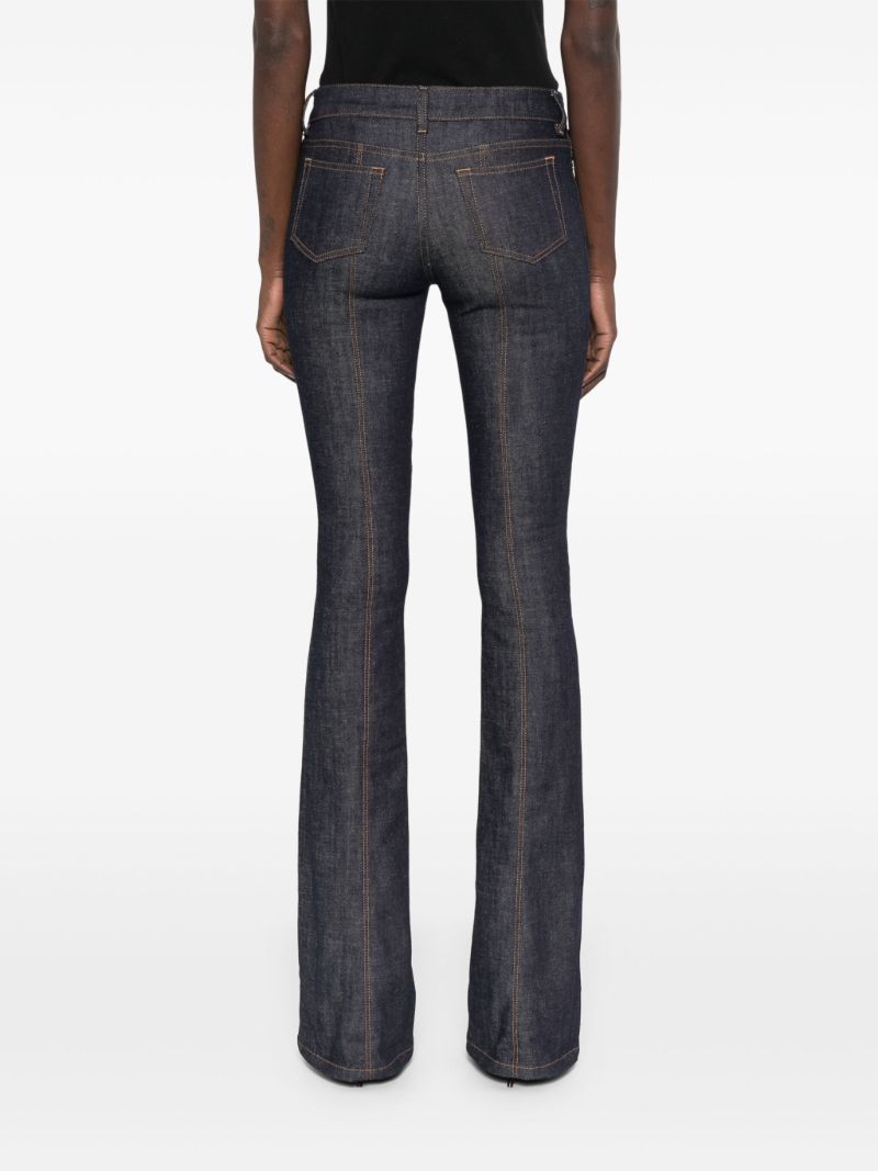 Blue Flared Jeans