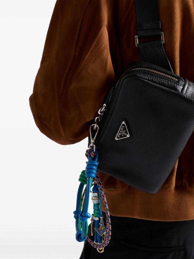 Brique Saffiano Leather Bag