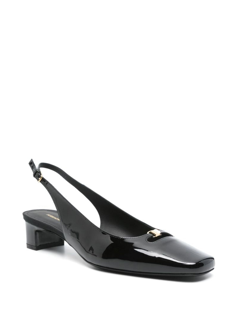 40mm Cut-out Slingback Pumps
