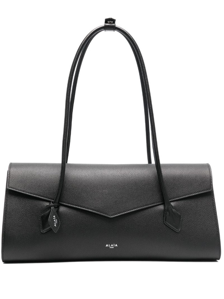 Black Leather Tote Bag