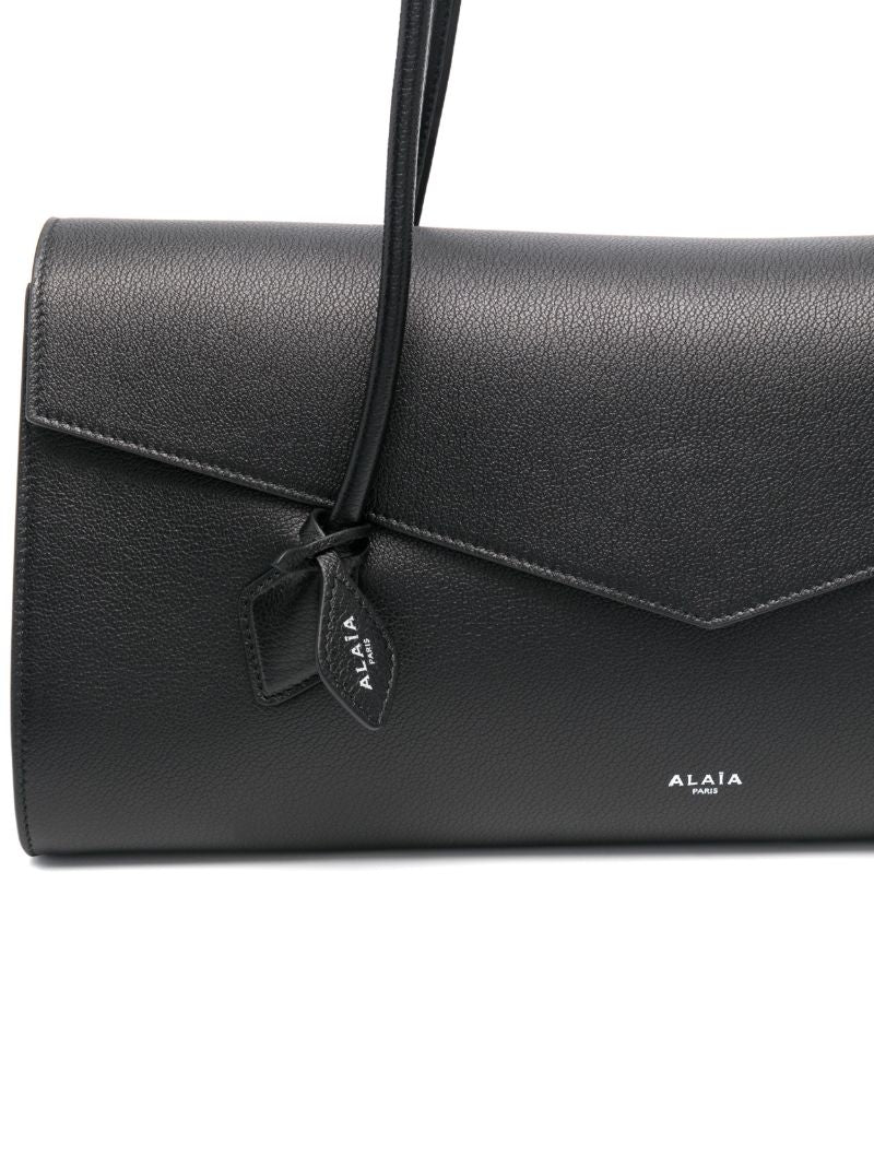 Black Leather Tote Bag