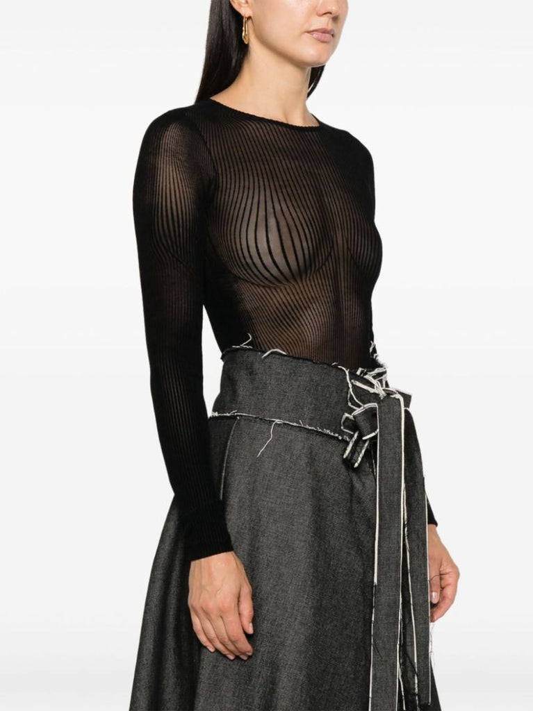 Ribbed Bodysuit