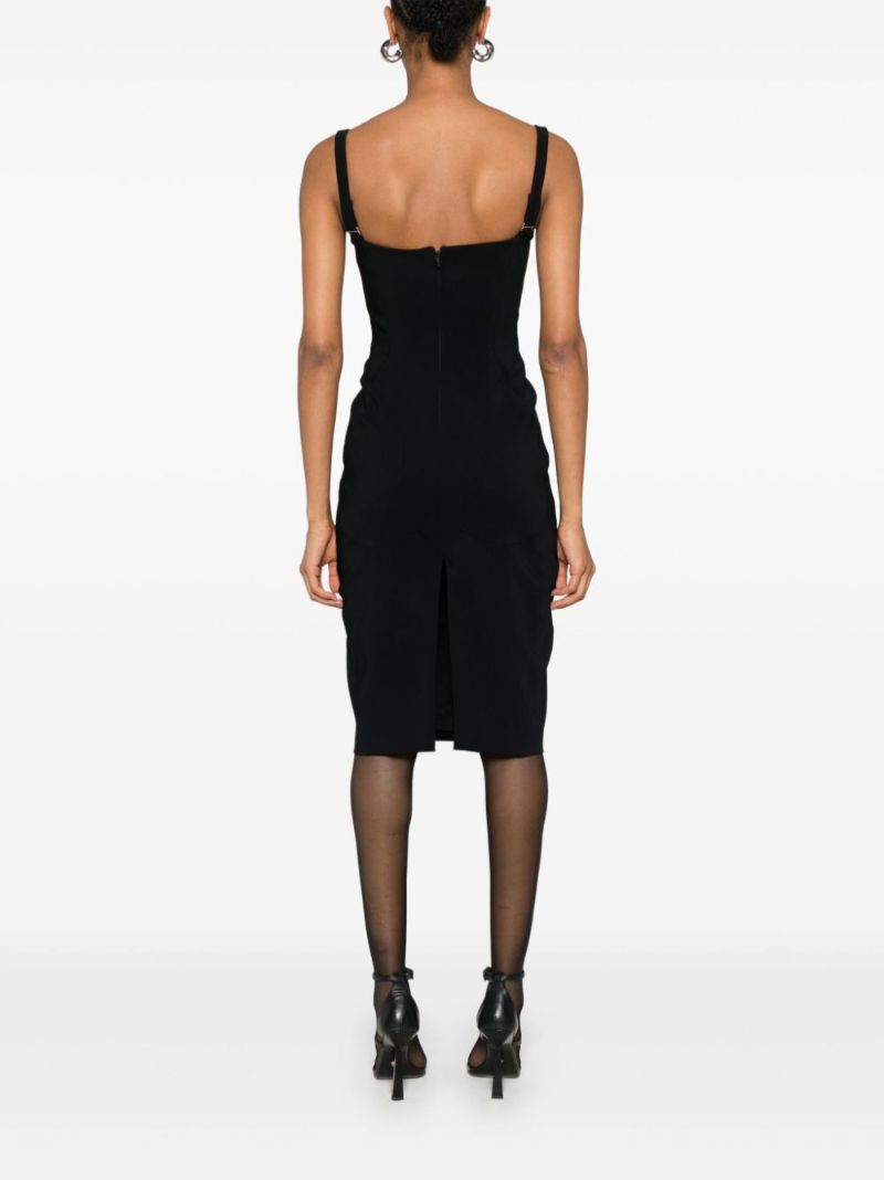 Buckled Midi Dress
