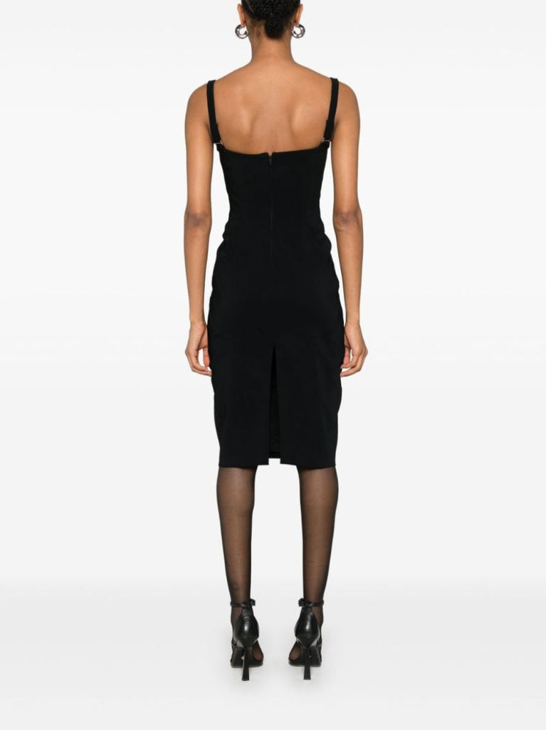 Buckled Midi Dress