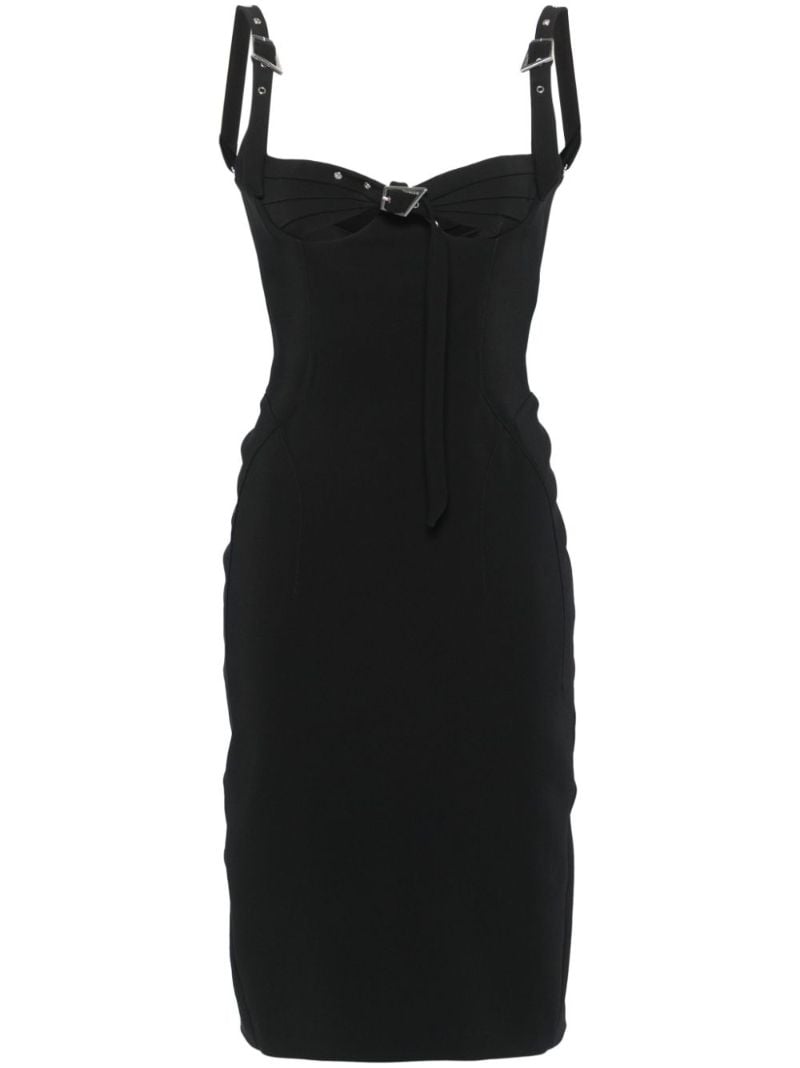 Buckled Midi Dress