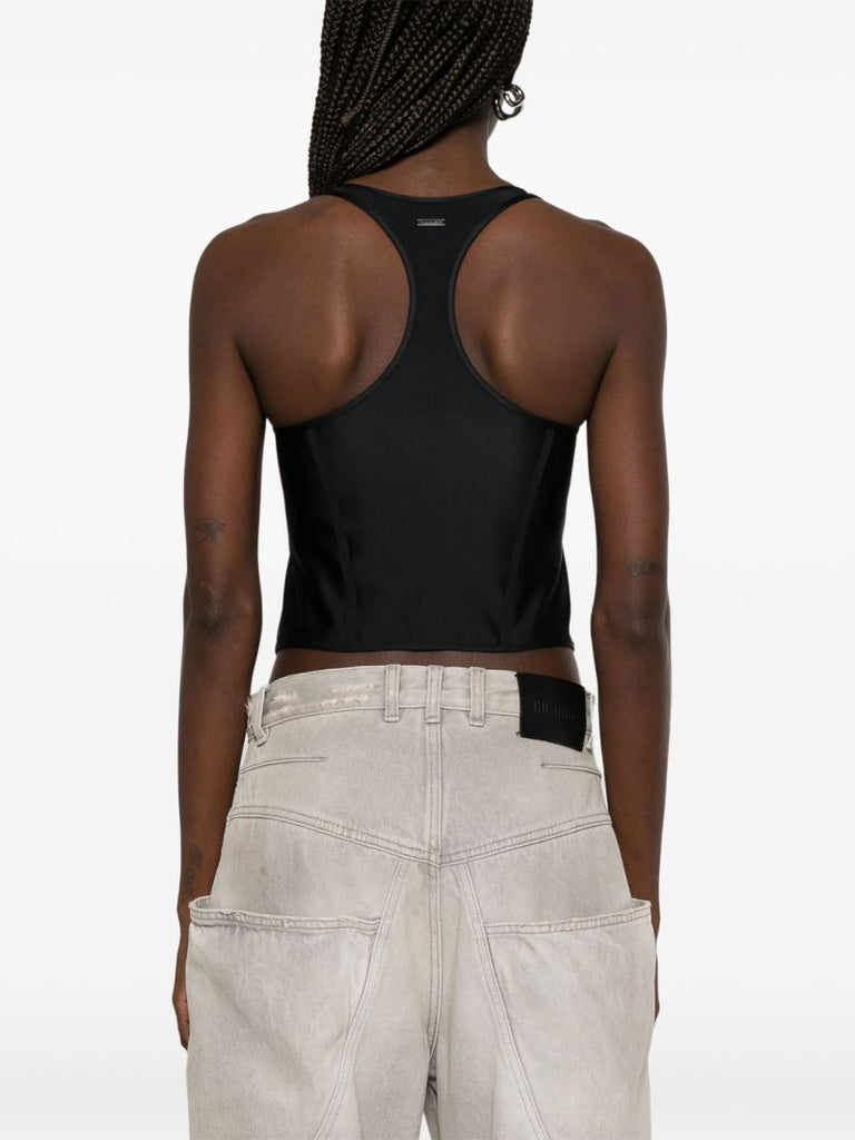 Black Corset Tank Top