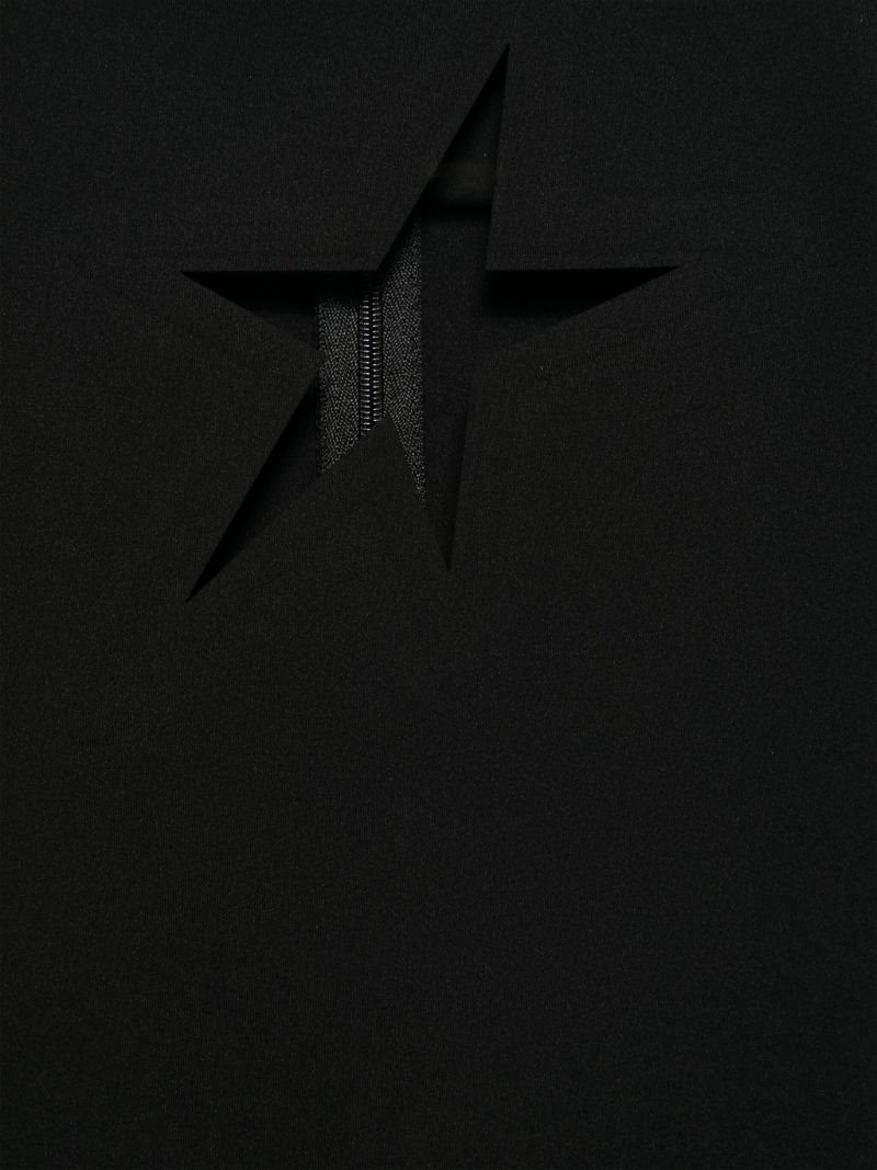 Black Halterneck Cut-out Top