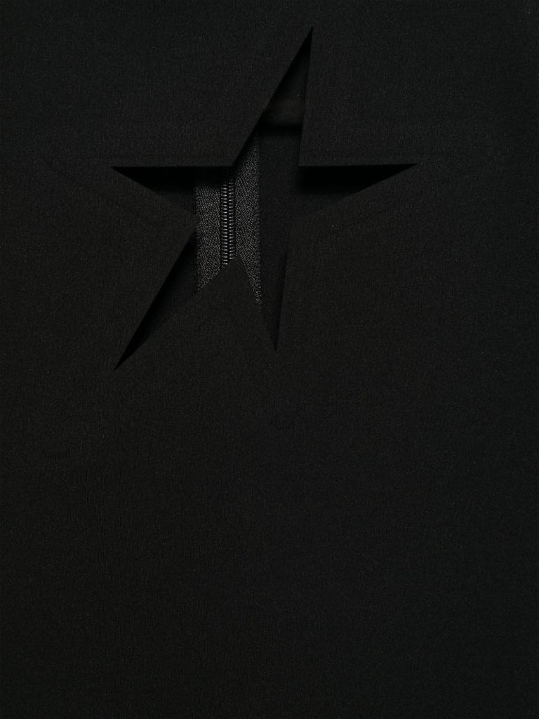 Black Halterneck Cut-out Top