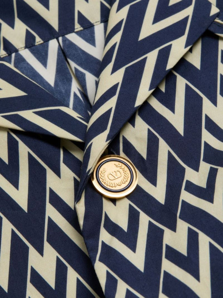 Geometric-print Shirt