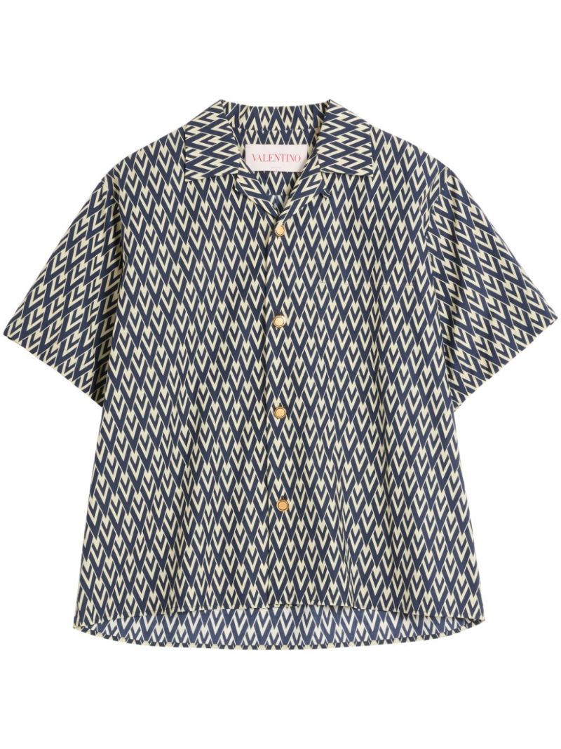 Geometric-print Shirt