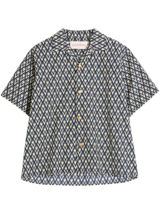 Geometric-print Shirt