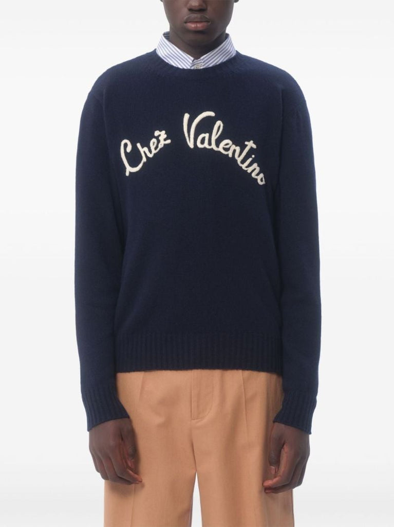 Logo-embroidery Jumper