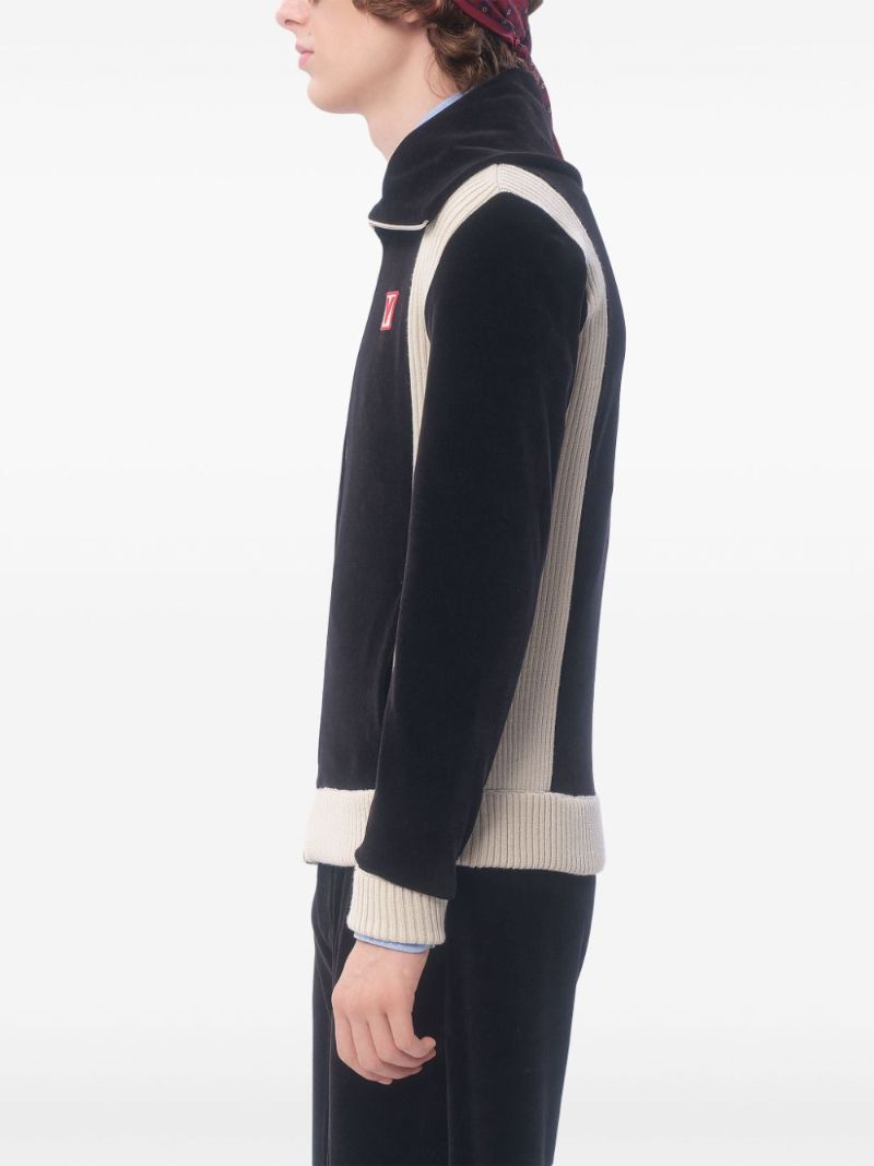 Panelled Cardigan