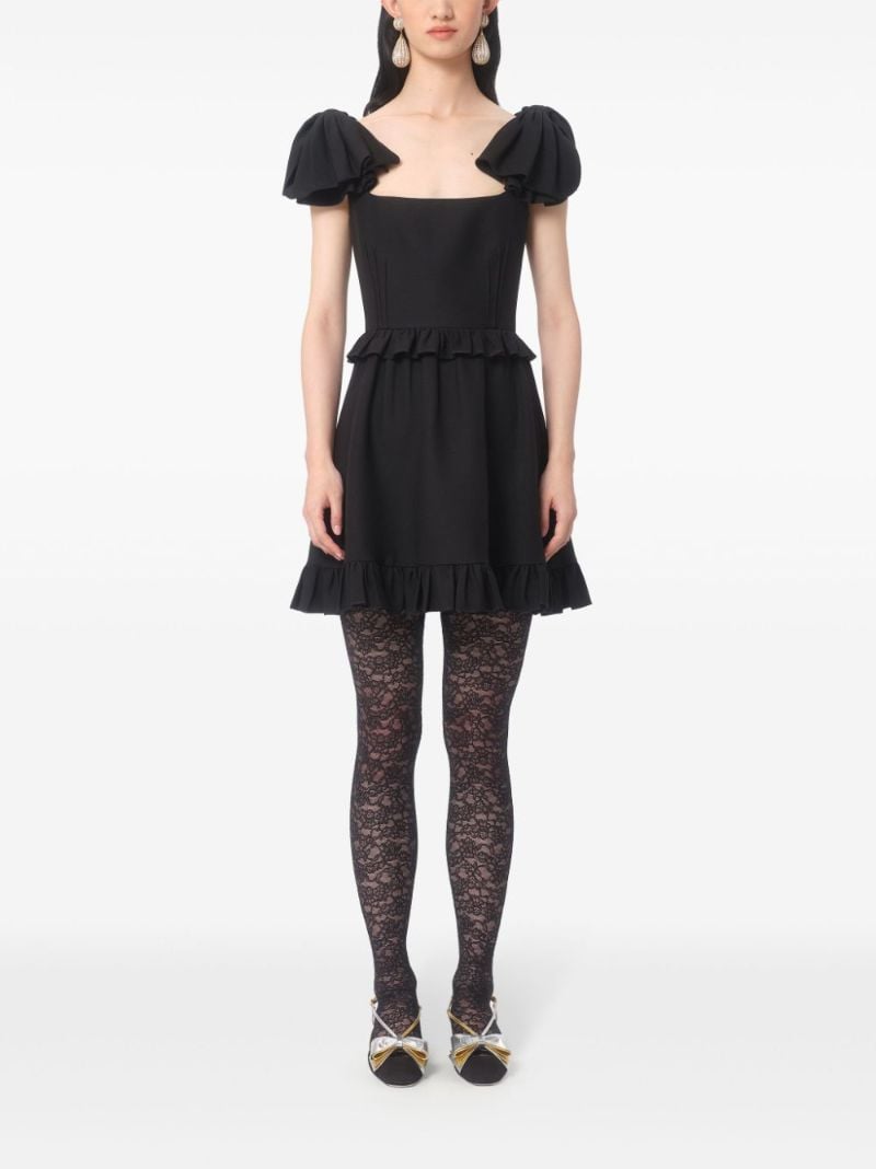 Crepe Couture Mini Dress