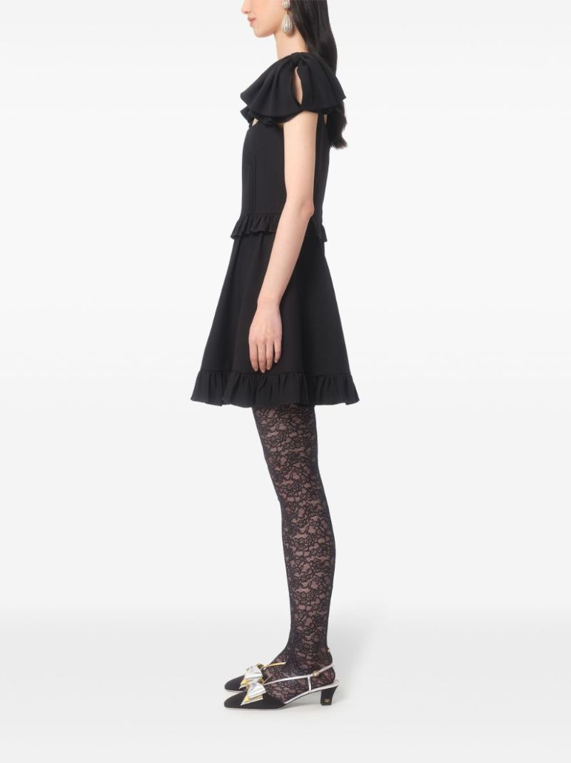 Crepe Couture Mini Dress