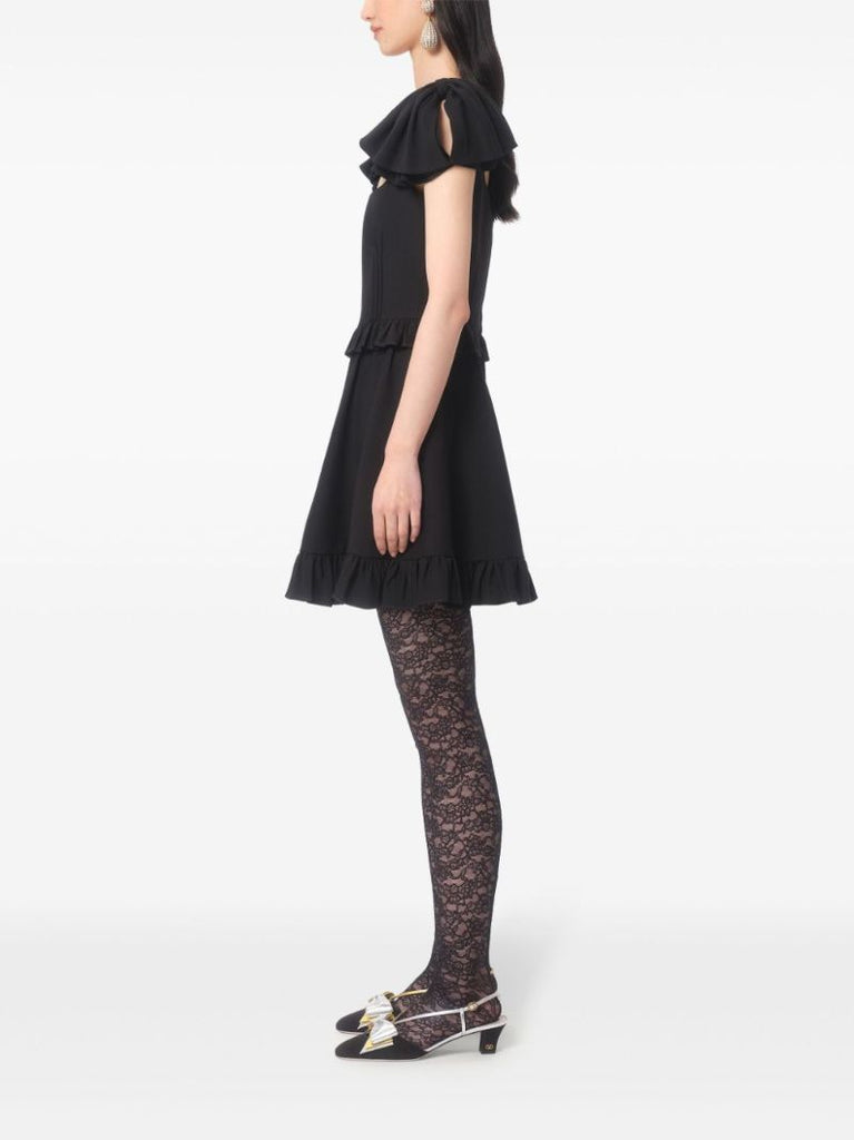 Crepe Couture Mini Dress