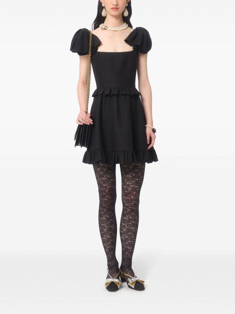 Crepe Couture Mini Dress