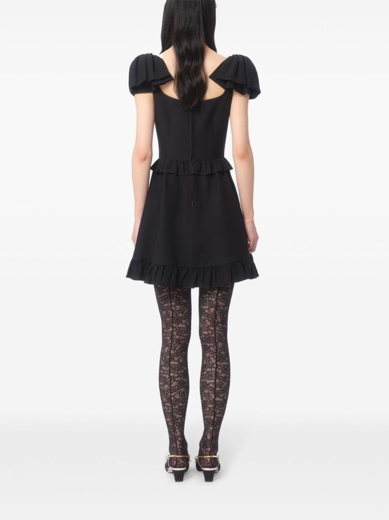 Crepe Couture Mini Dress
