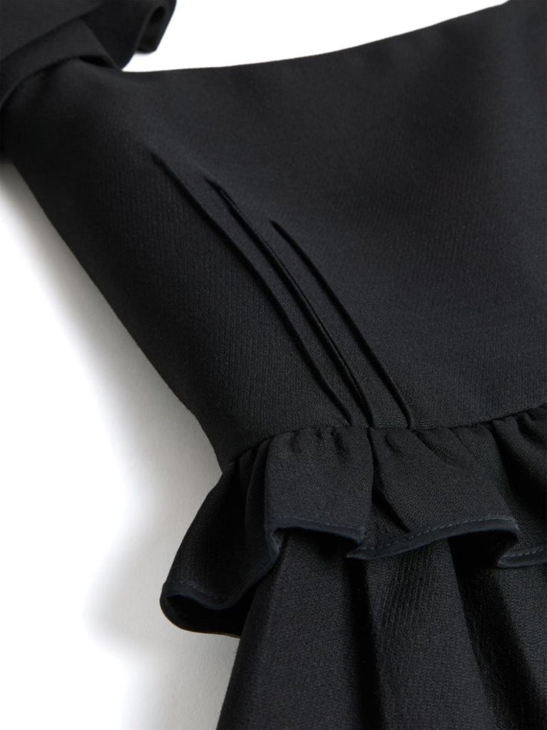 Crepe Couture Mini Dress