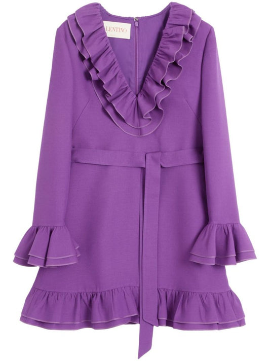 Ruffled Mini Dress