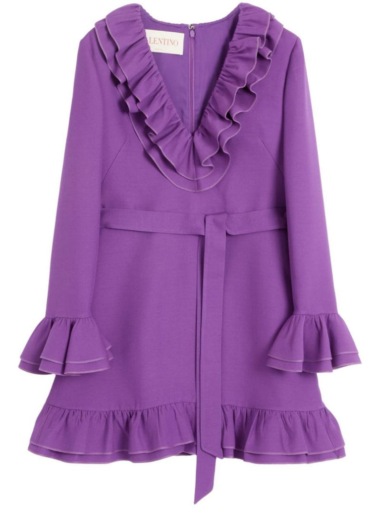 Ruffled Mini Dress