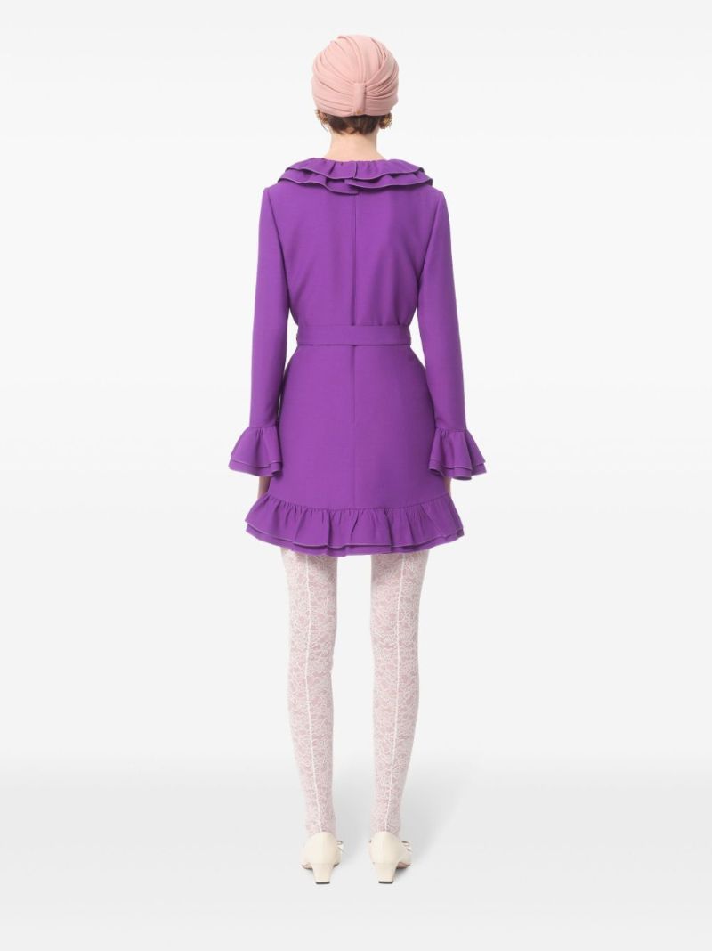 Ruffled Mini Dress