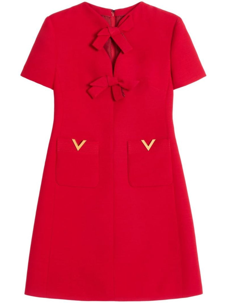 Crepe Couture Mini Dress