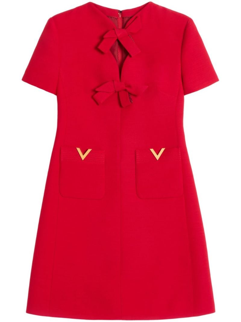 Crepe Couture Mini Dress