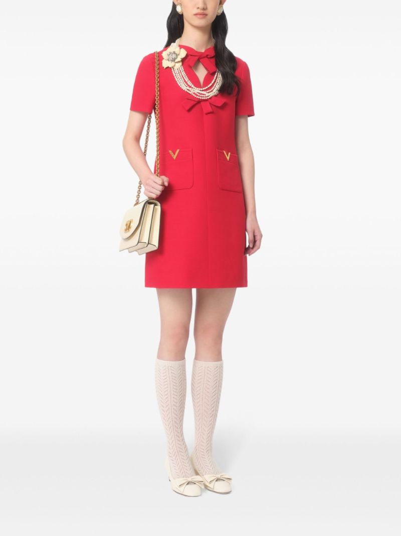 Crepe Couture Mini Dress