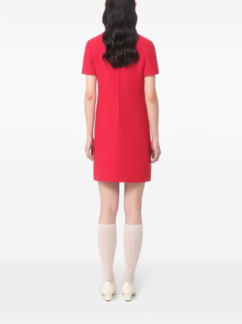 Crepe Couture Mini Dress