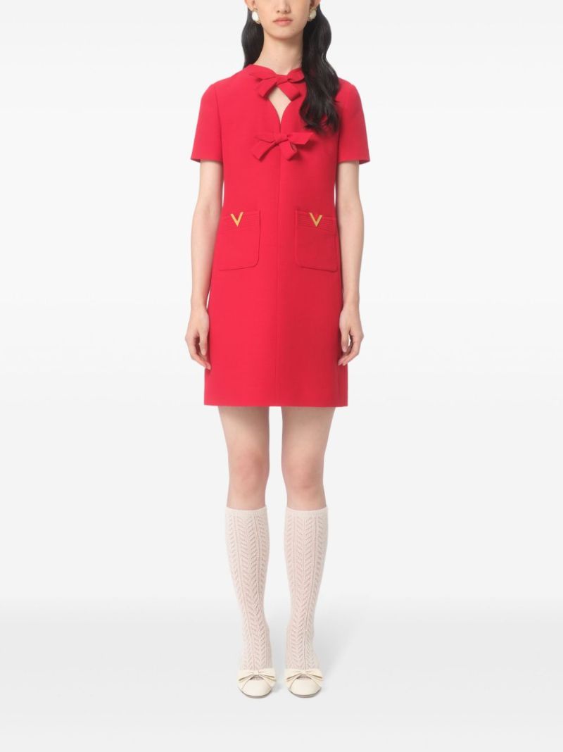 Crepe Couture Mini Dress