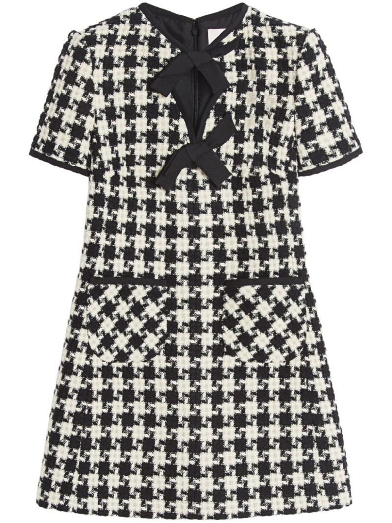 Houndstooth Mini Dress