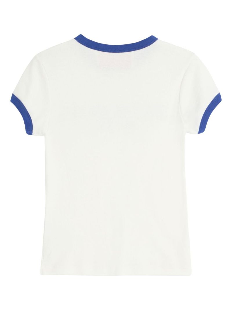 Chez Valentino-print T-shirt