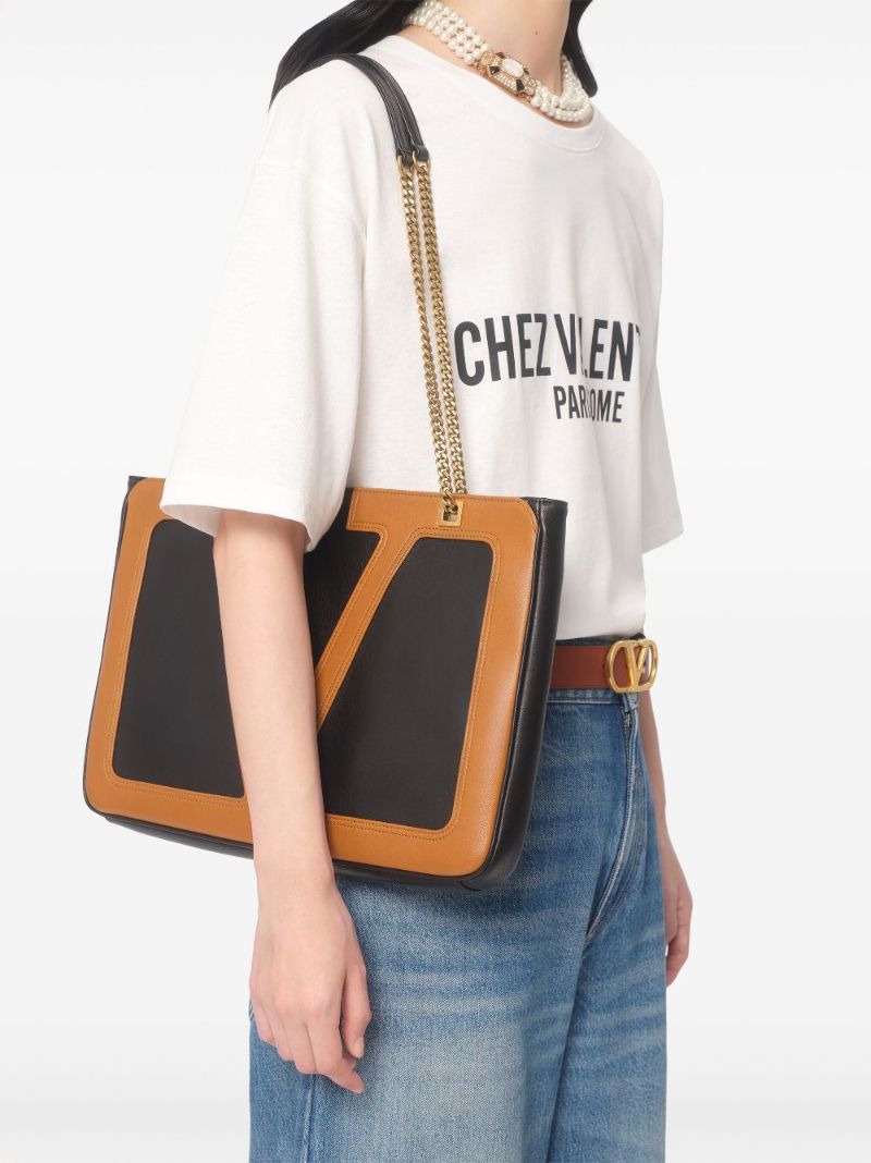 Chez Valentino-print T-shirt