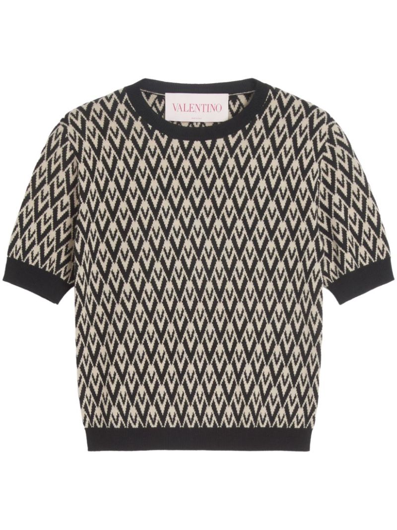 Toute La V Jacquard Sweater