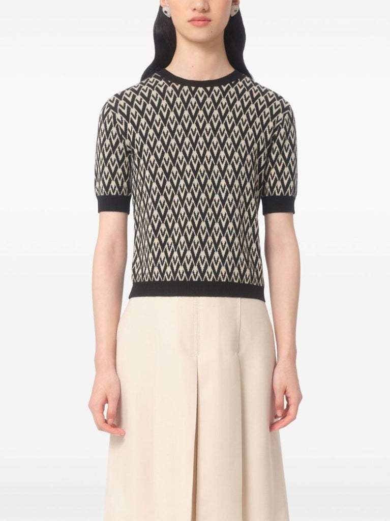 Toute La V Jacquard Sweater