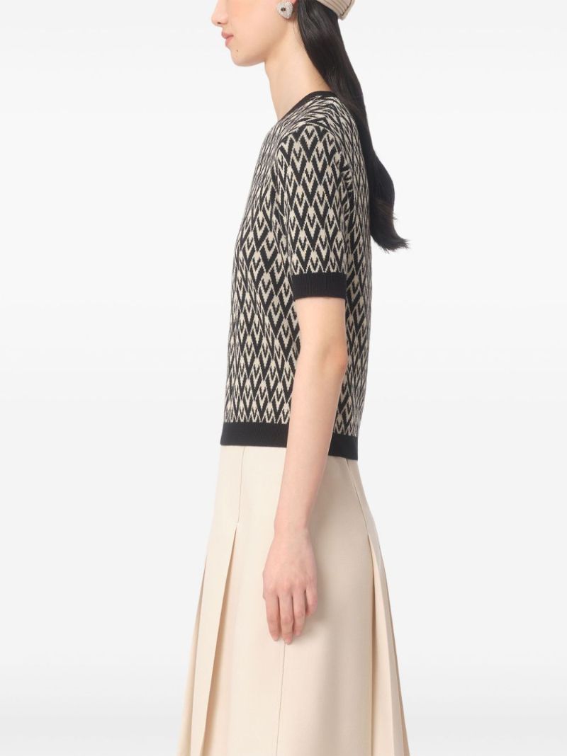 Toute La V Jacquard Sweater