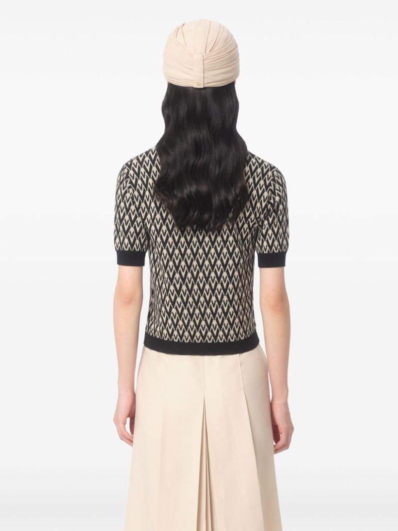 Toute La V Jacquard Sweater