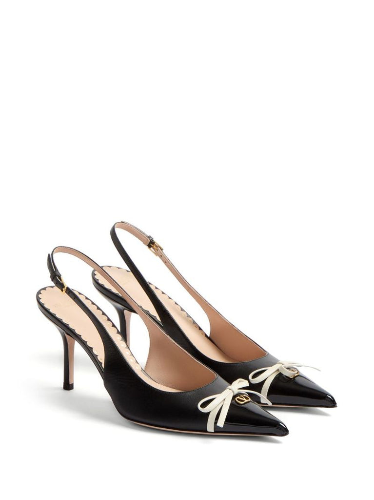 Black Bepointy Pumps