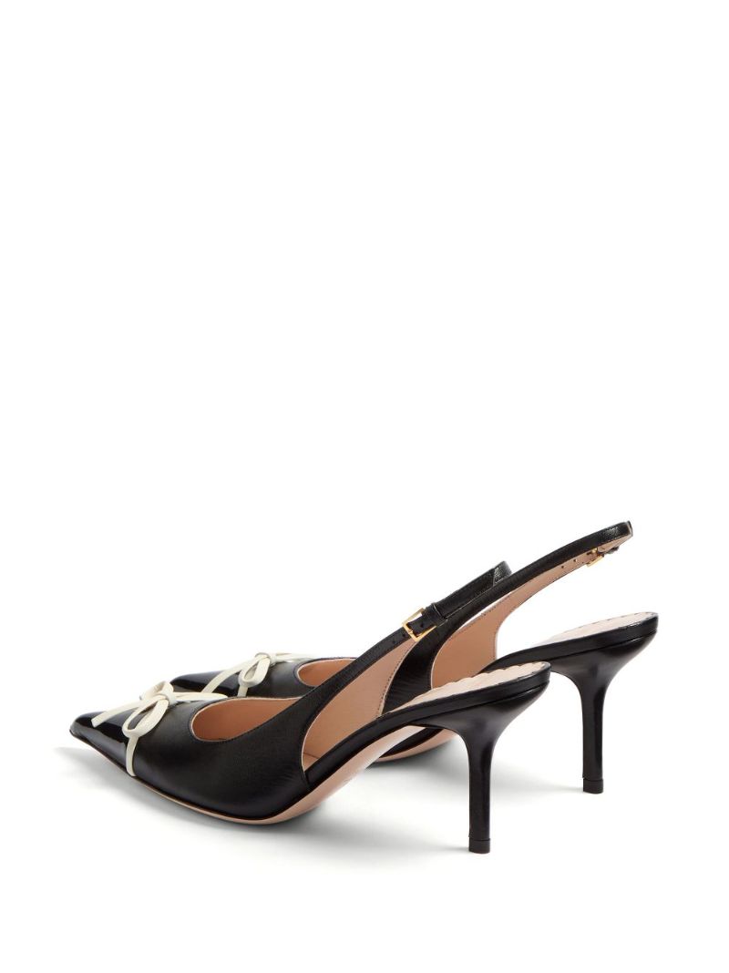 Black Bepointy Pumps