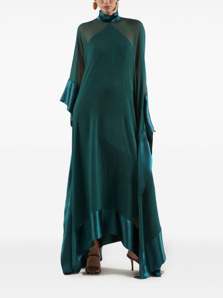 Green New Age Dress