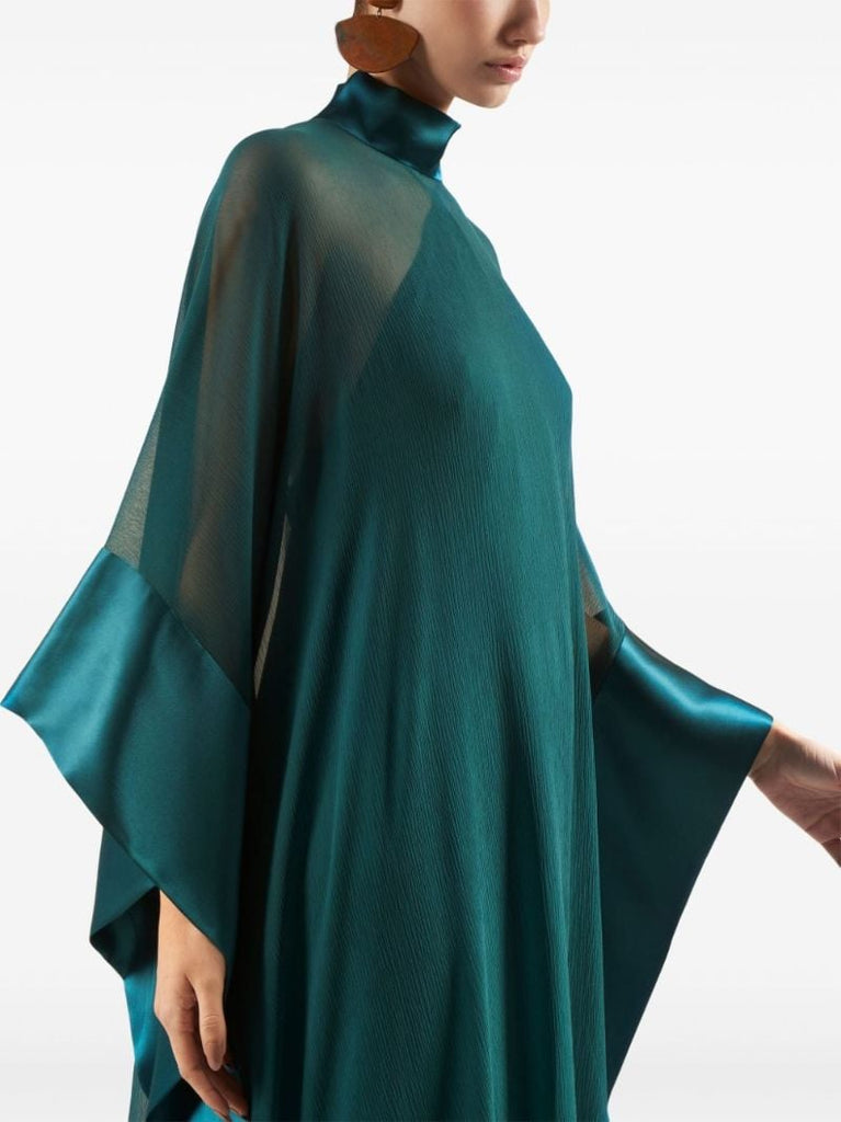 Green New Age Dress