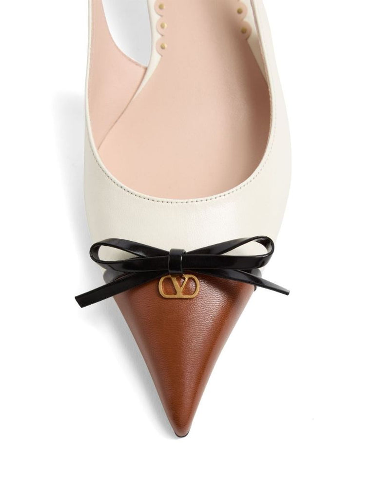 Bow Slingback Pumps