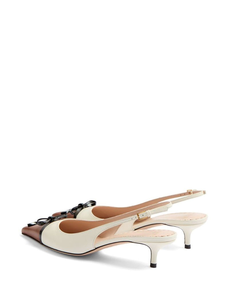 Bow Slingback Pumps