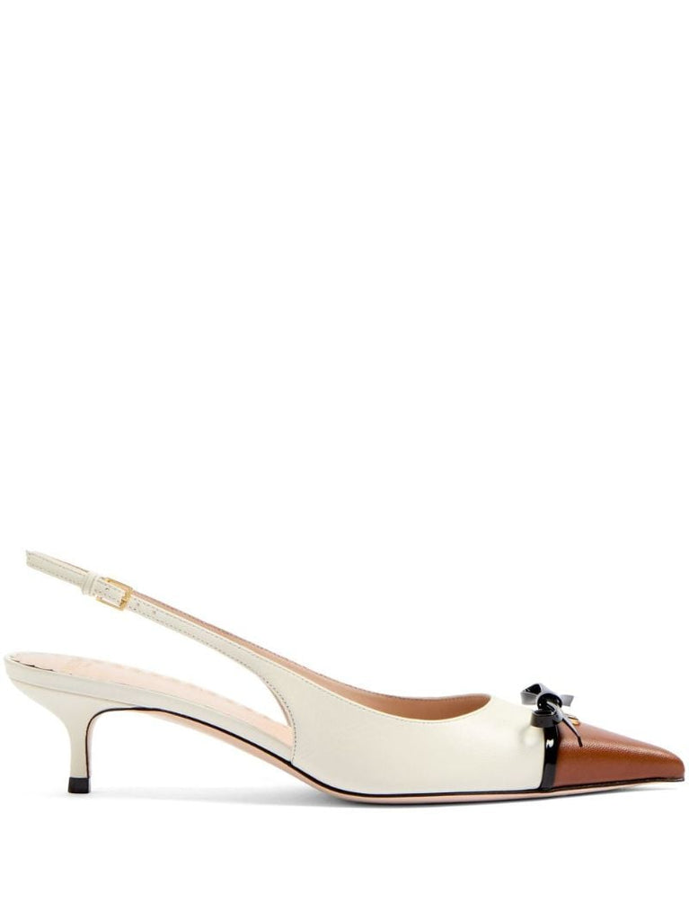 Bow Slingback Pumps