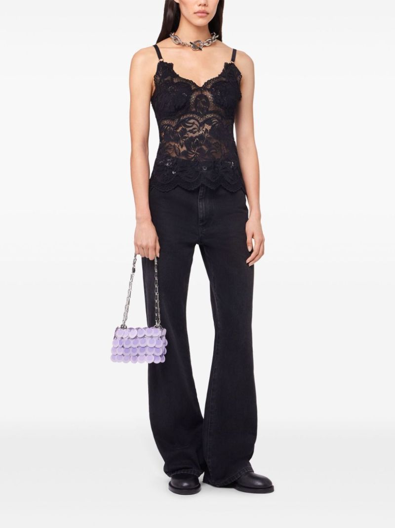 Black Lace Tank Top